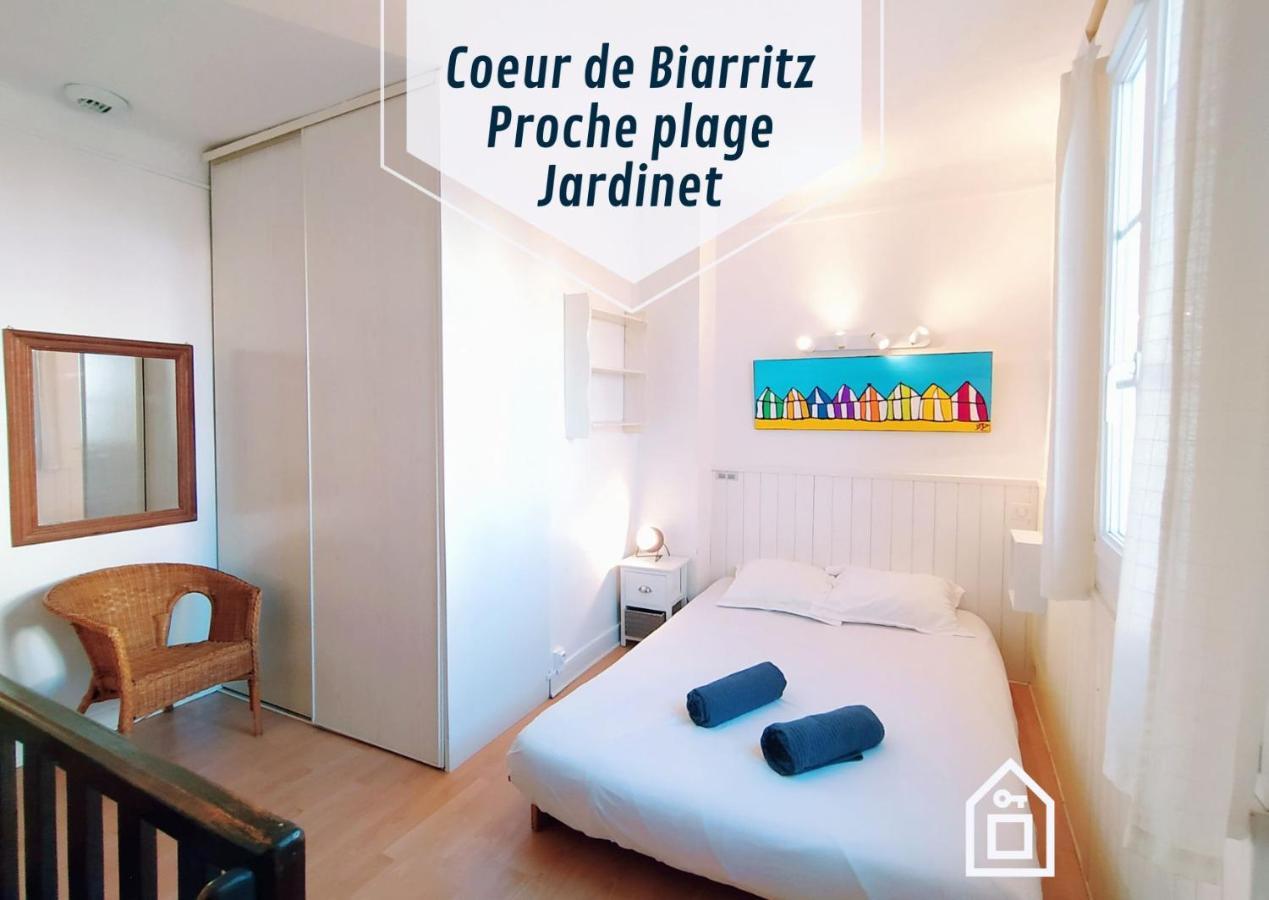 Lalanne Btz, Duplex Jardinet Pres De La Plage 비아히쯔 외부 사진