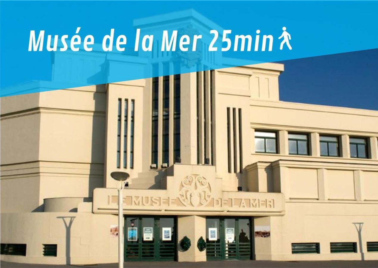 Lalanne Btz, Duplex Jardinet Pres De La Plage 비아히쯔 외부 사진