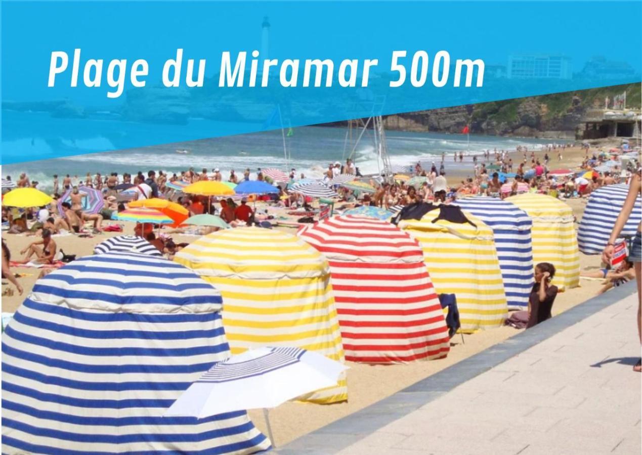 Lalanne Btz, Duplex Jardinet Pres De La Plage 비아히쯔 외부 사진